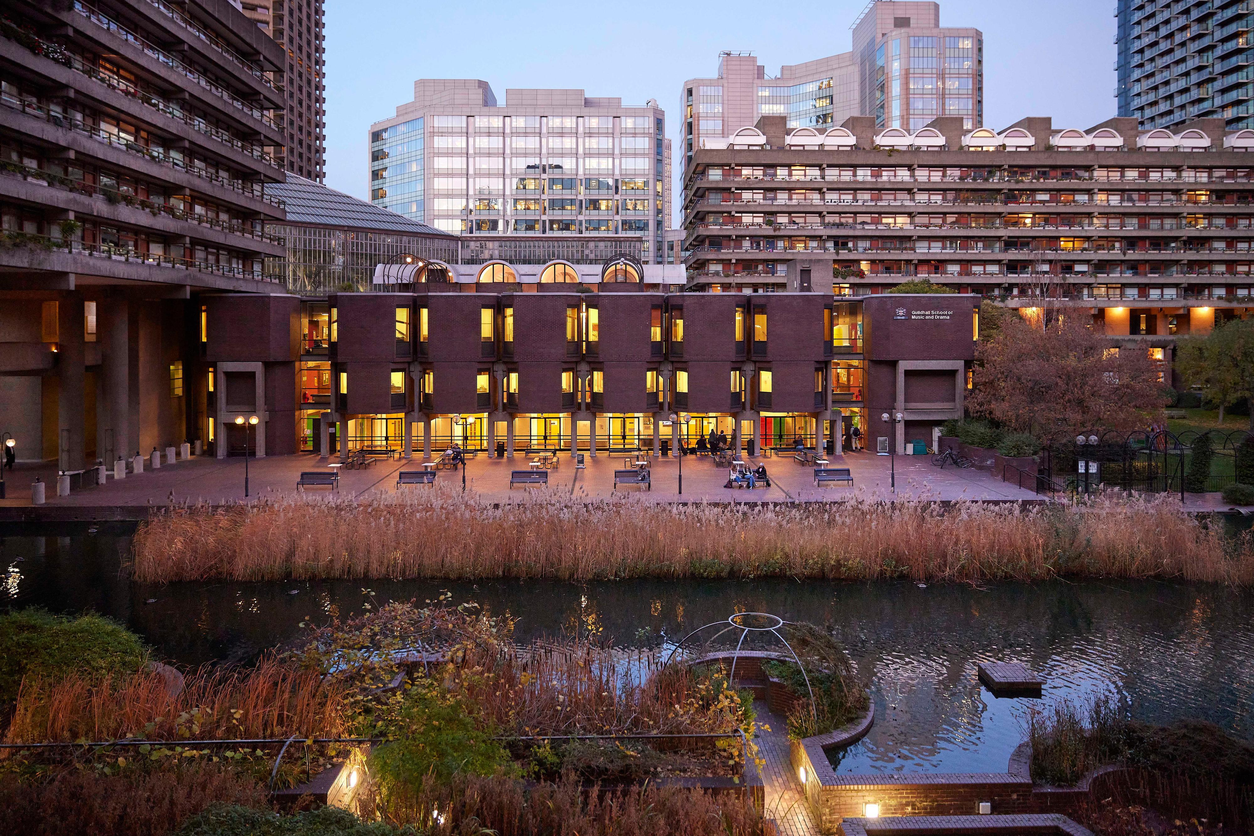 Guildhall School of Music and Drama building by the river