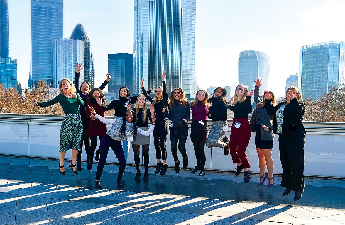 The Lord Mayor's Appeal: We Can Be. Group of female students