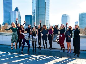 The Lord Mayor's Appeal: We Can Be. Group of female students