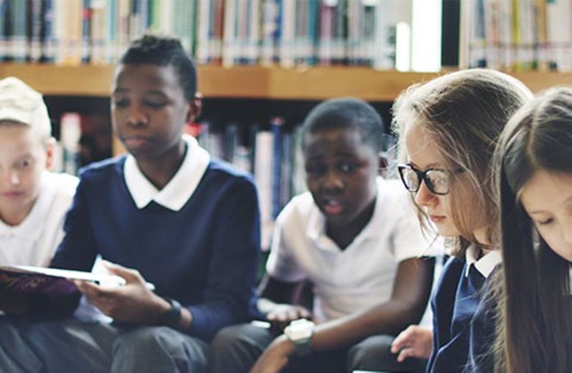 Young school children within the Skills Builder programme, supporting education