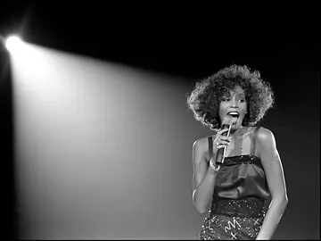 Whitney Houston performing