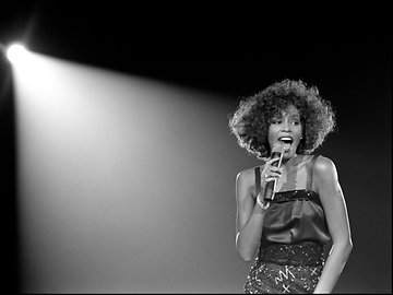 Whitney Houston performing