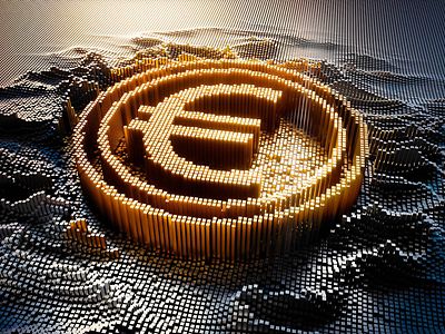 visualization of a digital euro