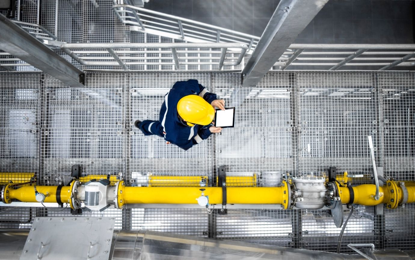 top view of builder
