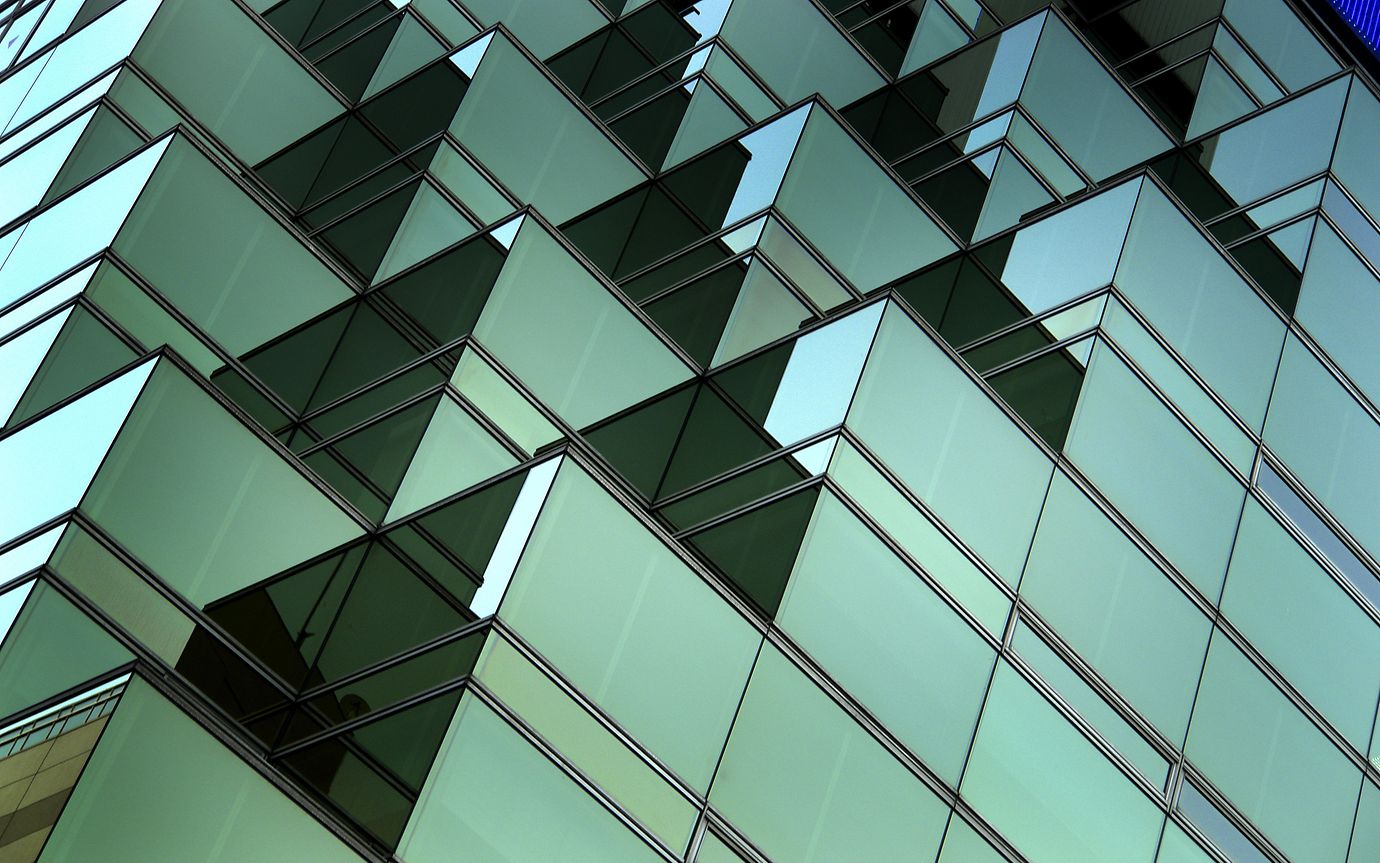 close up of green windows 