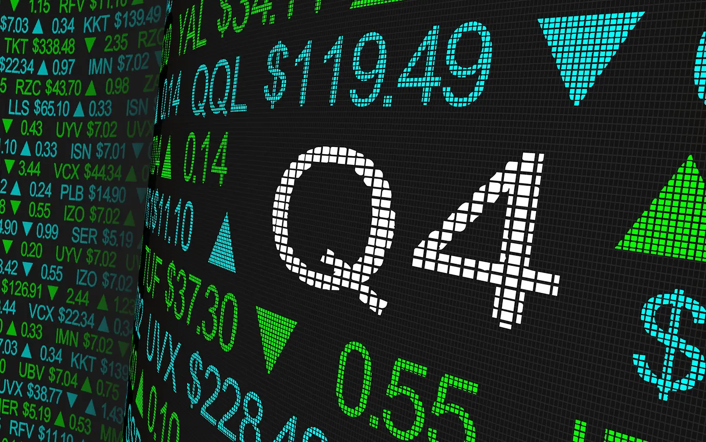 stock market screen