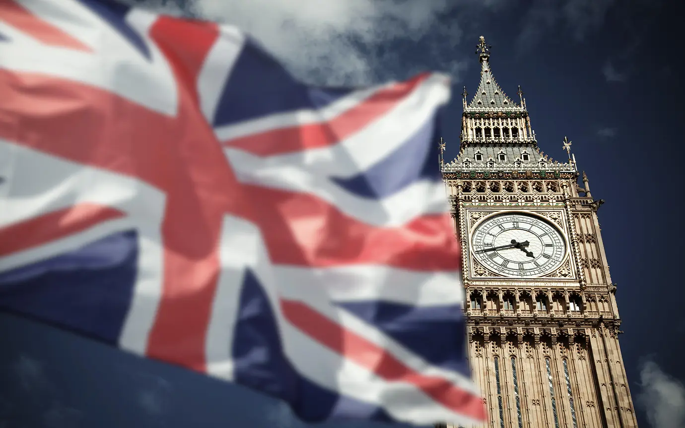 union jack against big ben