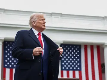 President Donal Trump during tariff announcements