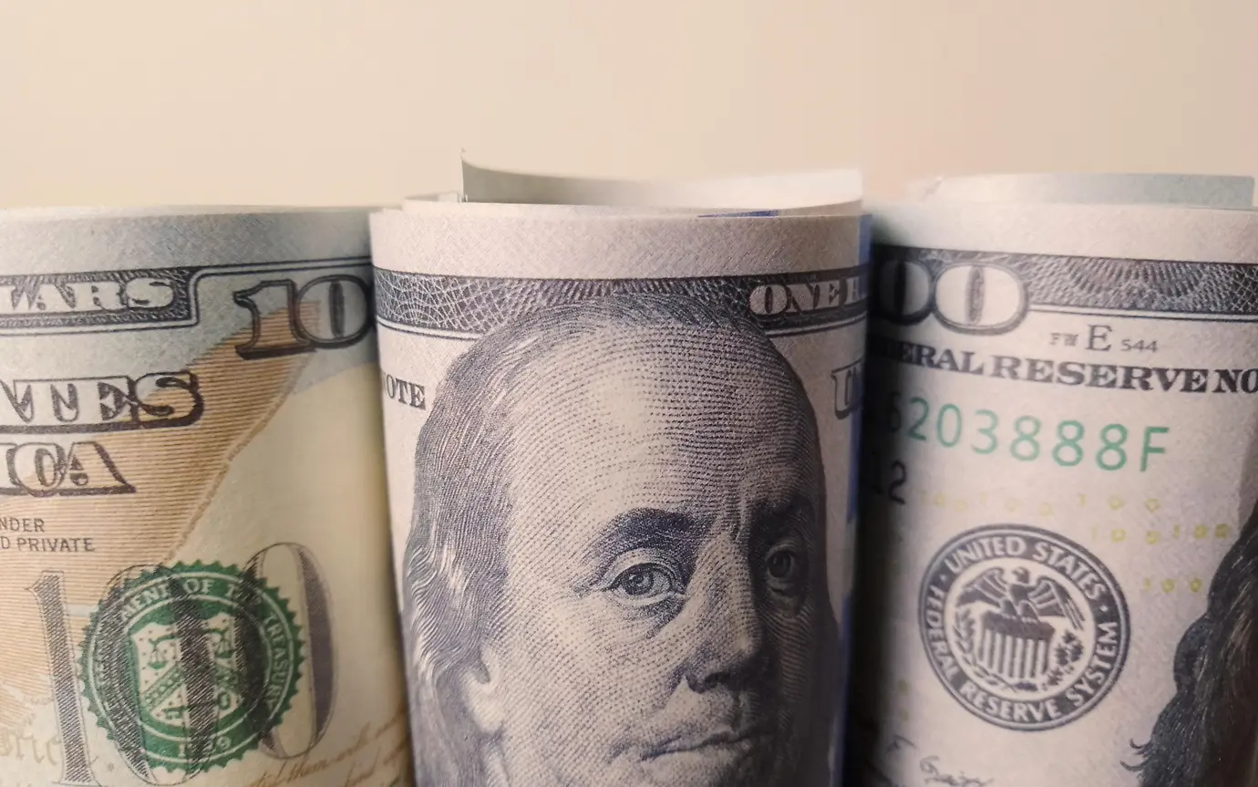 US dollar banknotes