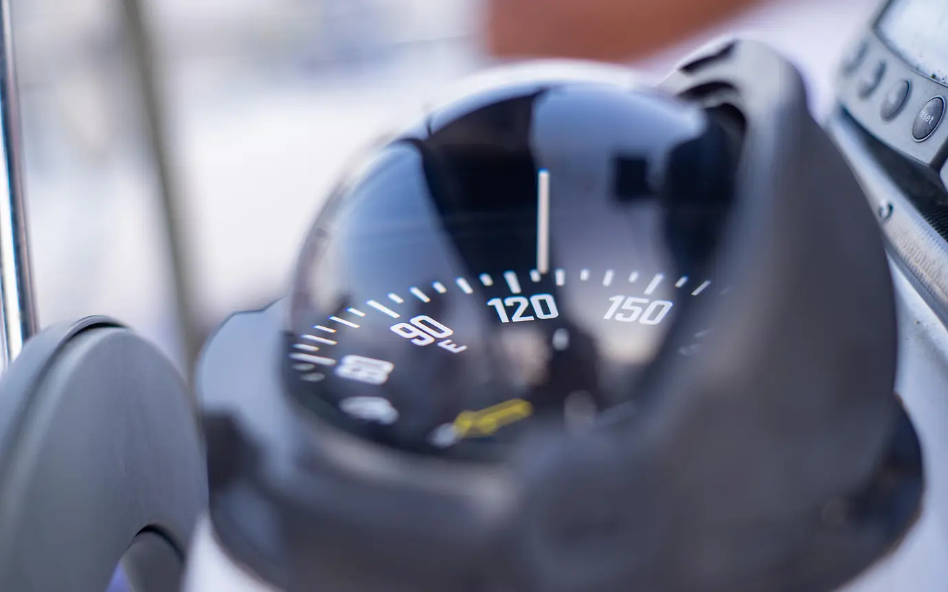 Compass zoomed in