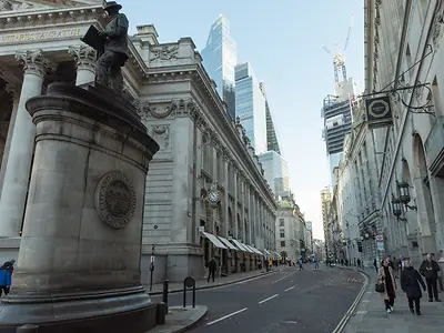 The view from 14 Cornhill, London