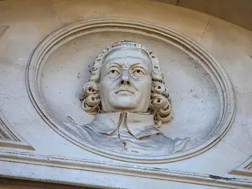 Sculpture of Adam Smith, Scottish economist and philosopher